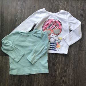 Two Long sleeve T-shirts 2T